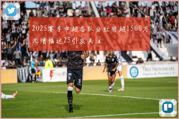 2025赛季中超各队分红将超1500万元增幅达25引发关注